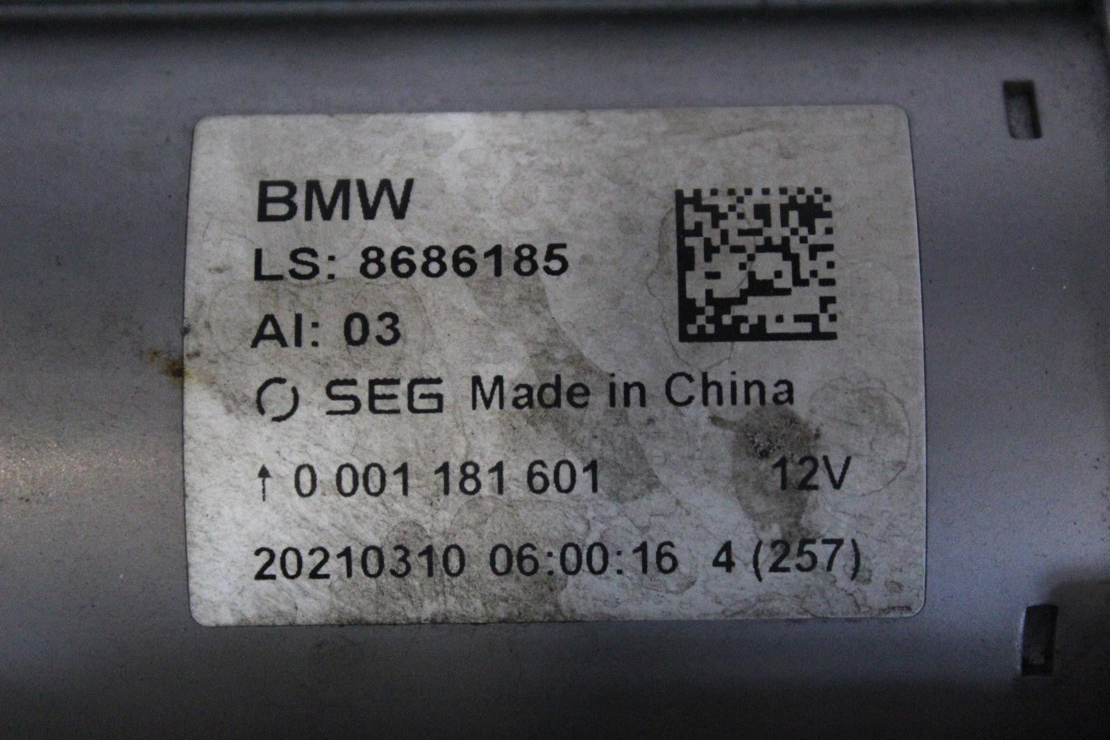 Used Starter Motor fits: 2022 Bmw X2 2.0 Grade A
