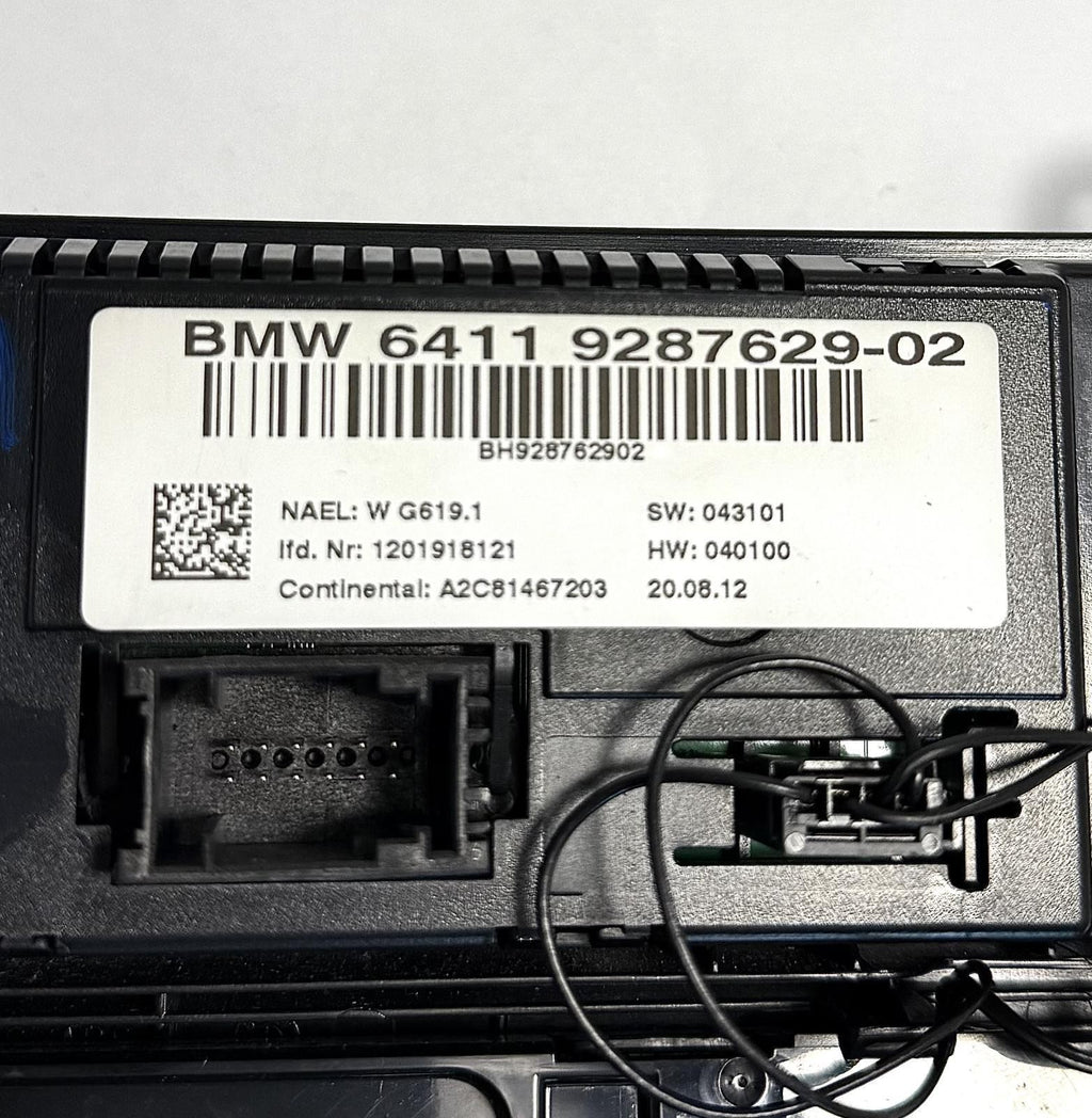 2011-2014 BMW X3 HEATER A/C TEMPERATURE CLIMATE CONTROL W/ RADIO OEM