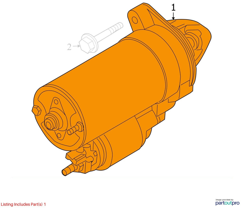 Used Starter Motor fits: 2013 Bmw X5 xDrive50i 4.4L twin turbo Grade C