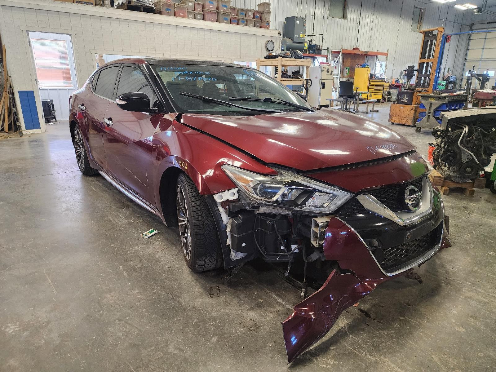 Used Speedometer Gauge fits: 2017 Nissan Maxima Analog cluster MPH from 12/01/15