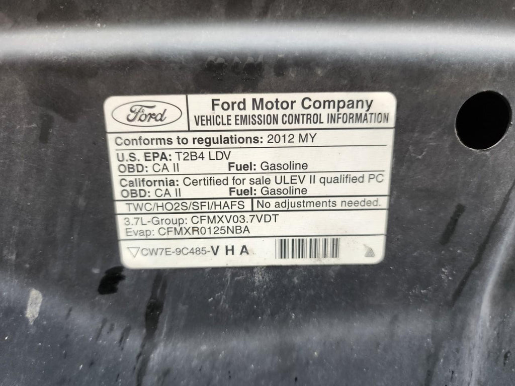 Used Automatic Transmission Assembly fits: 2012 Ford Mustang AT 6 speed 3.7L ID