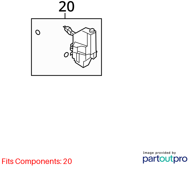 Used Engine Coolant Reservoir fits: 2014 Nissan Murano  Grade A