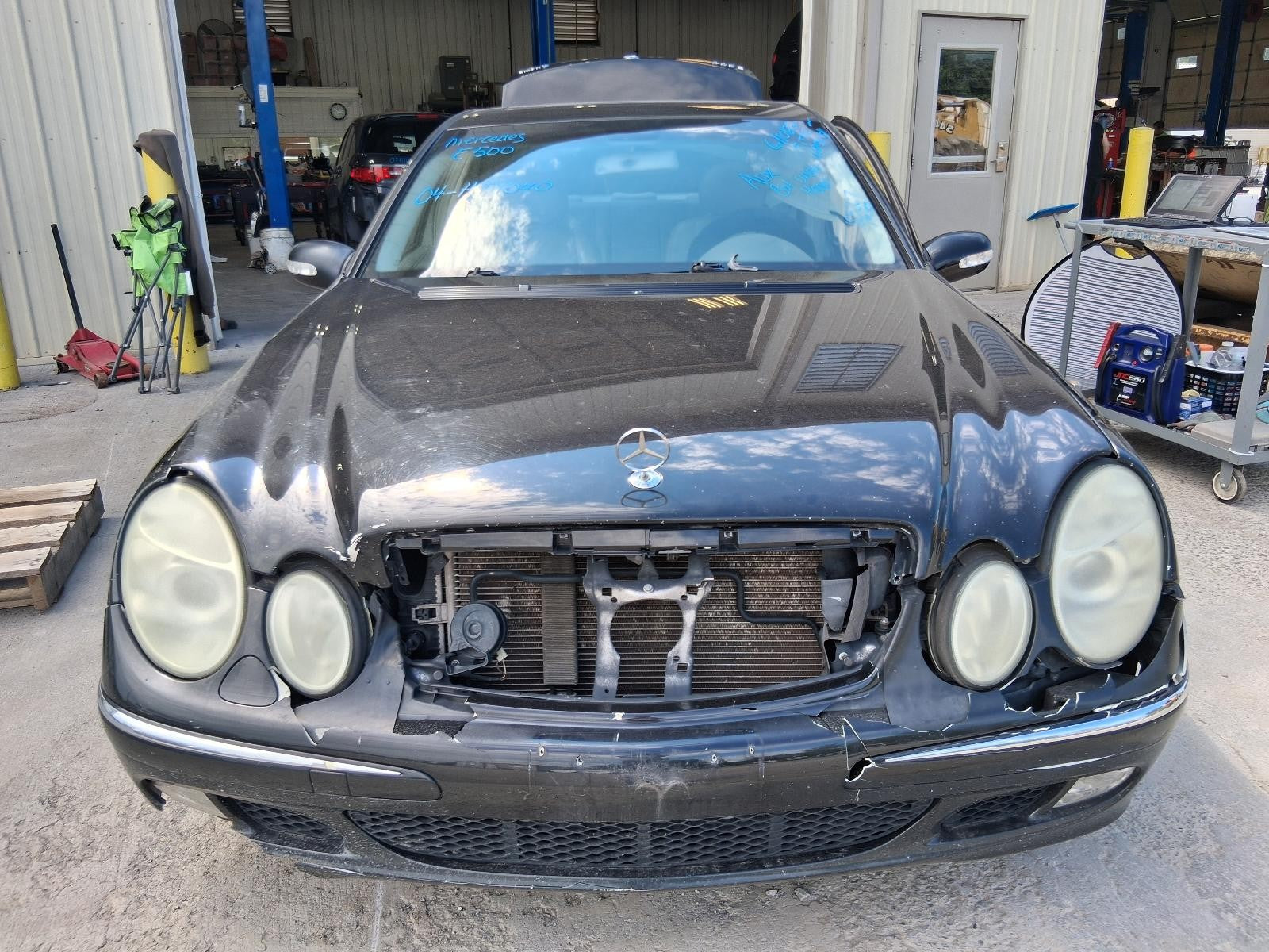 Used Rear Bumper Reinforcement Rear fits: 2004 Mercedes-benz Mercedes e-class 21