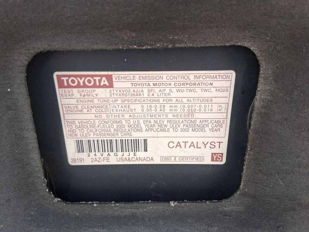 Used Front Right Door Window Regulator Front fits: 2005 Toyota Camry electric Fr