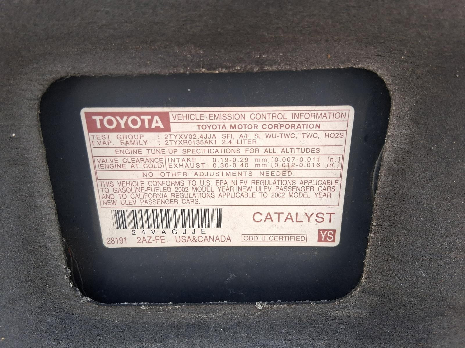 Used Front Right Door Window Regulator Front fits: 2005 Toyota Camry electric Fr