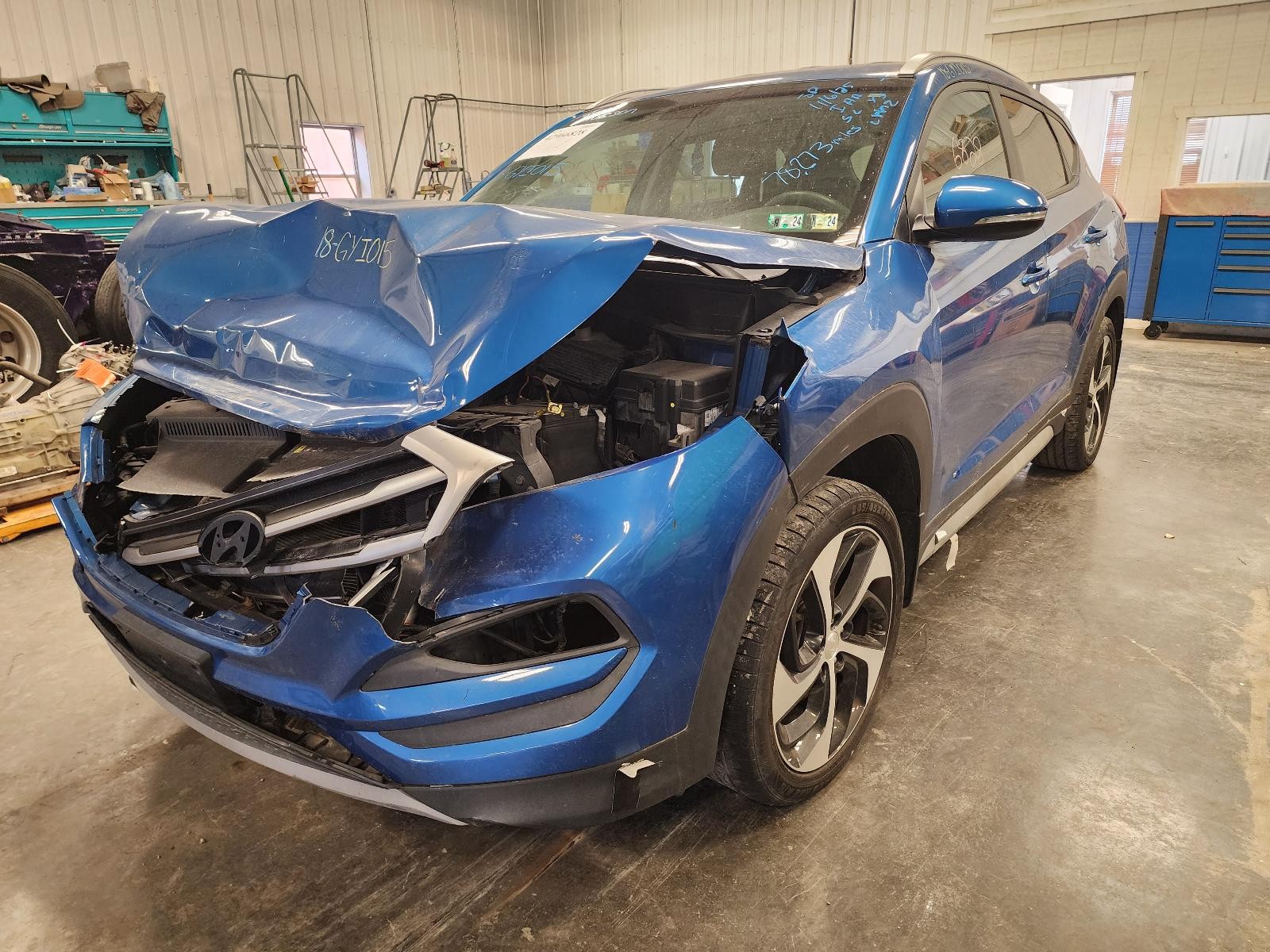 Used Left Sun Visor fits: 2018 Hyundai Tucson w/o sunroof gasoline Left Grade A