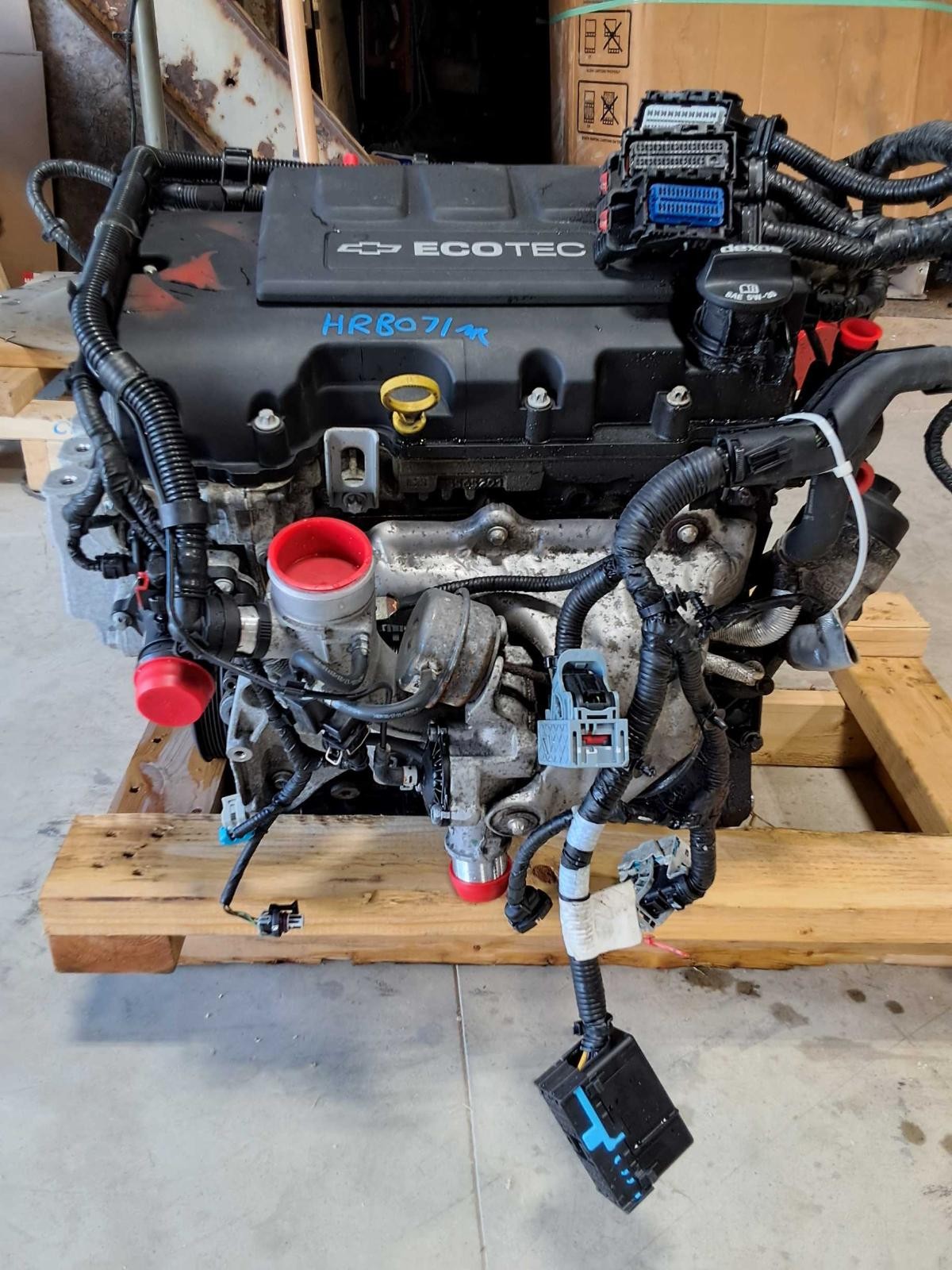 Used Engine Complete Assembly fits: 2017 Chevrolet Trax 1.4L VIN B 8th digit opt