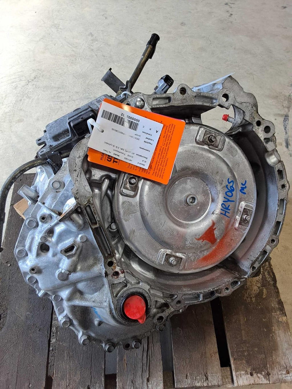Used Automatic Transmission Assembly fits: 2013 Nissan Altima AT CVT Sdn 3.5L 6
