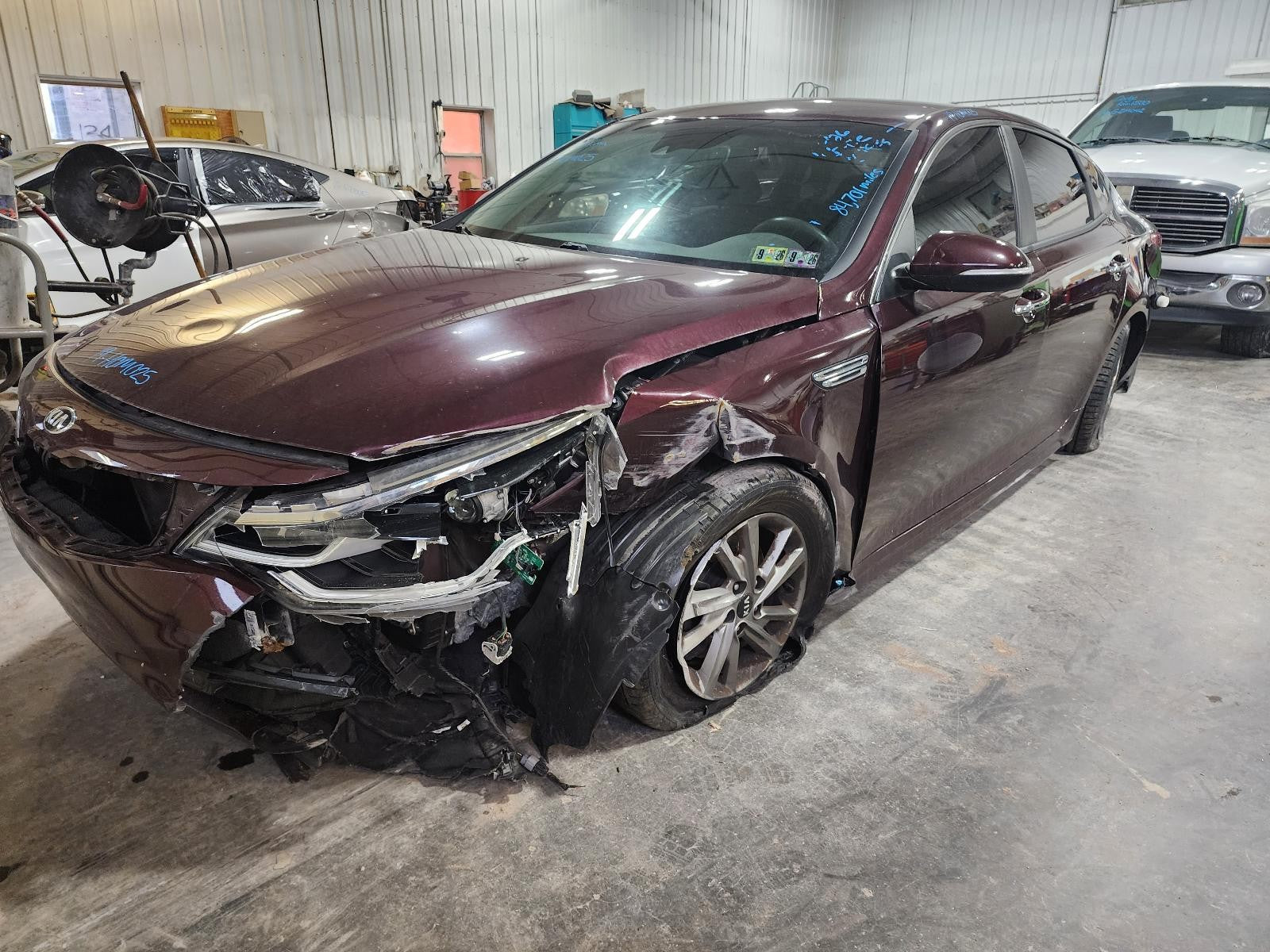 Used Steering Column fits: 2019 Kia Optima US built VIN 5 1st digit column mount