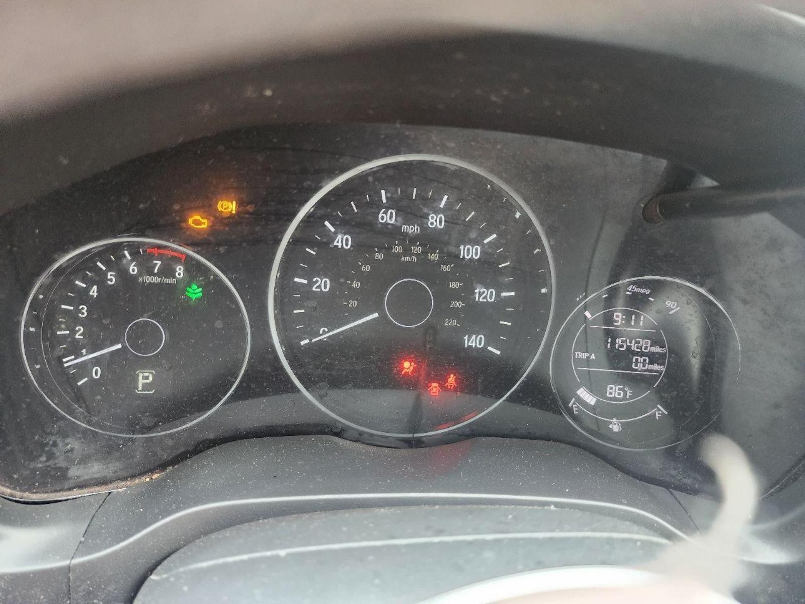 HONDA HR-V Engine (1.8L, VIN RU, 4th and 5th digits) 16 17 18 19 20