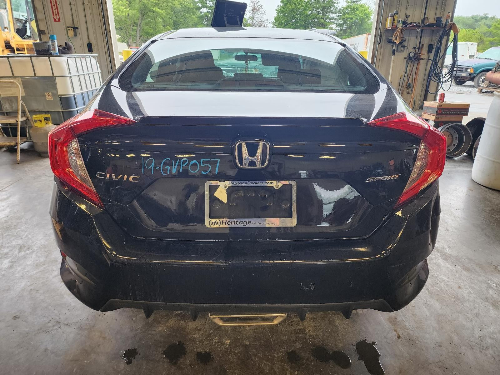 Used Steering Column fits: 2019 Honda Civic w/o rear wiper conventional ignition