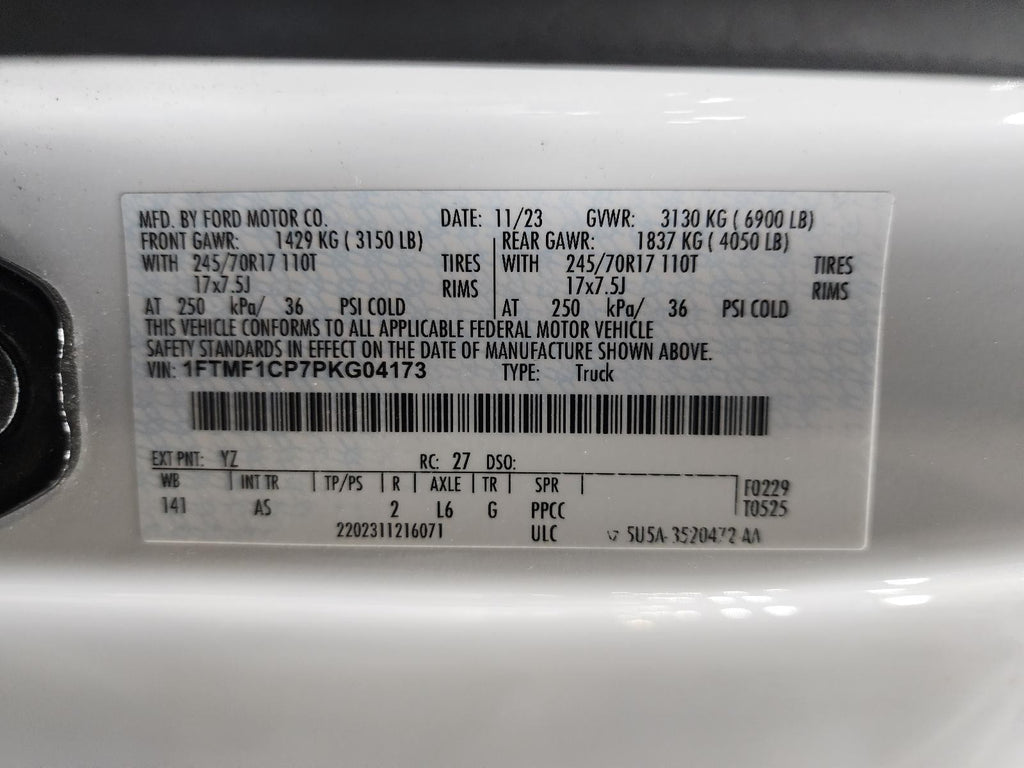 Used A/C Compressor fits: 2023 Ford F150 PICKUP 2.7L turbo Grade B