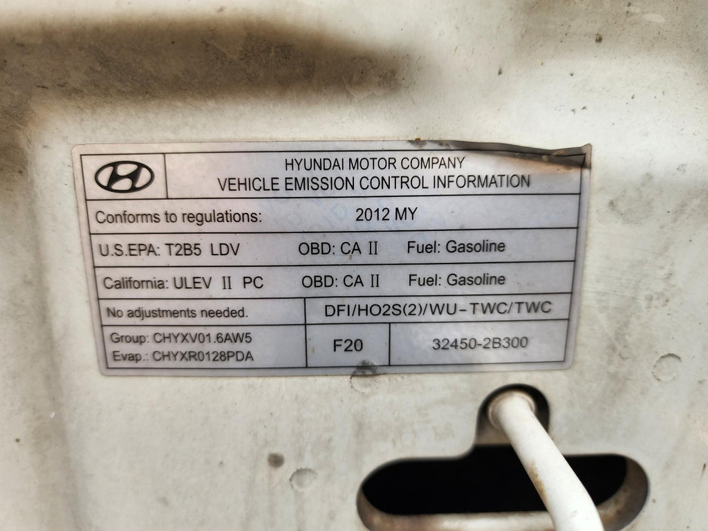 Used Windshield Wiper Motor fits: 2012 Hyundai Veloster  Grade A