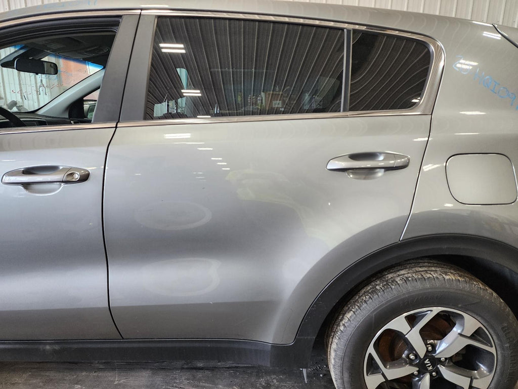 Used Rear Left Door Assembly Rear Side fits: 2020 Kia Sportage privacy tint glas