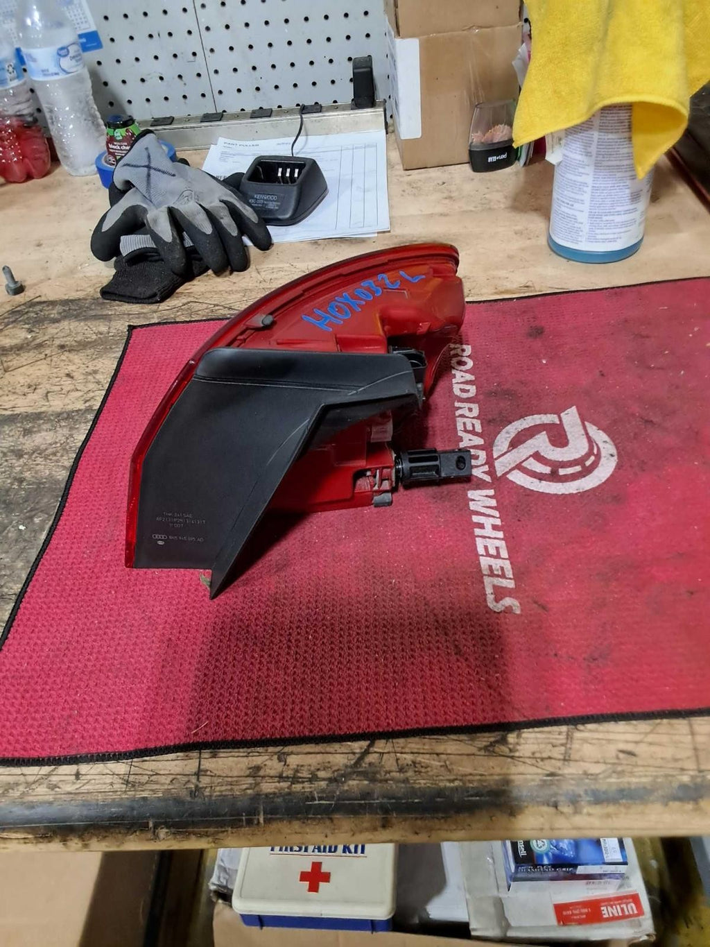 Used Left Tail Light Assembly fits: 2014 Audi A4 Sdn LED opt 8SL quarter panel m