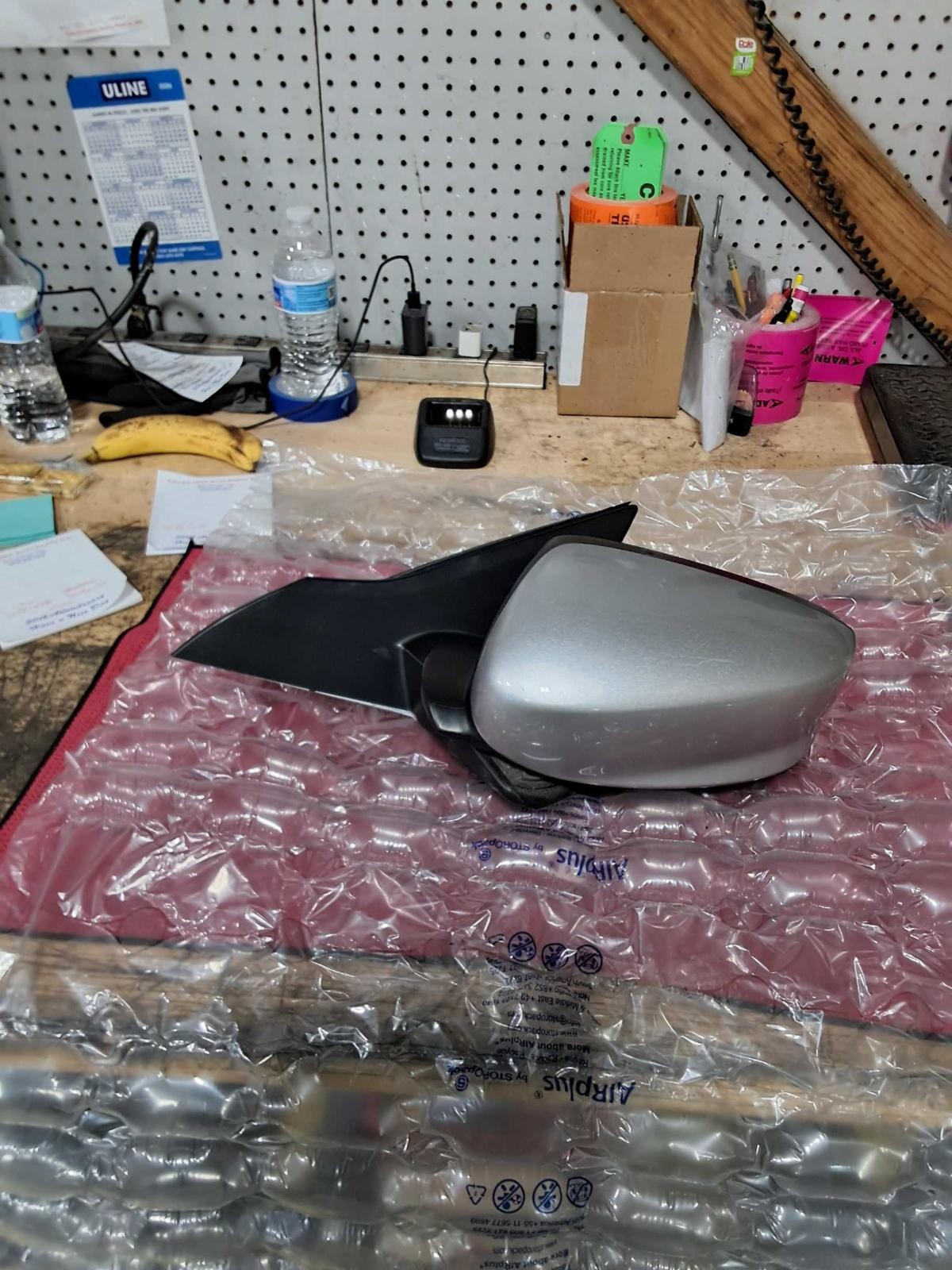 Used Left Door Mirror fits: 2013 Honda Accord power body colored Sedan w/o turn