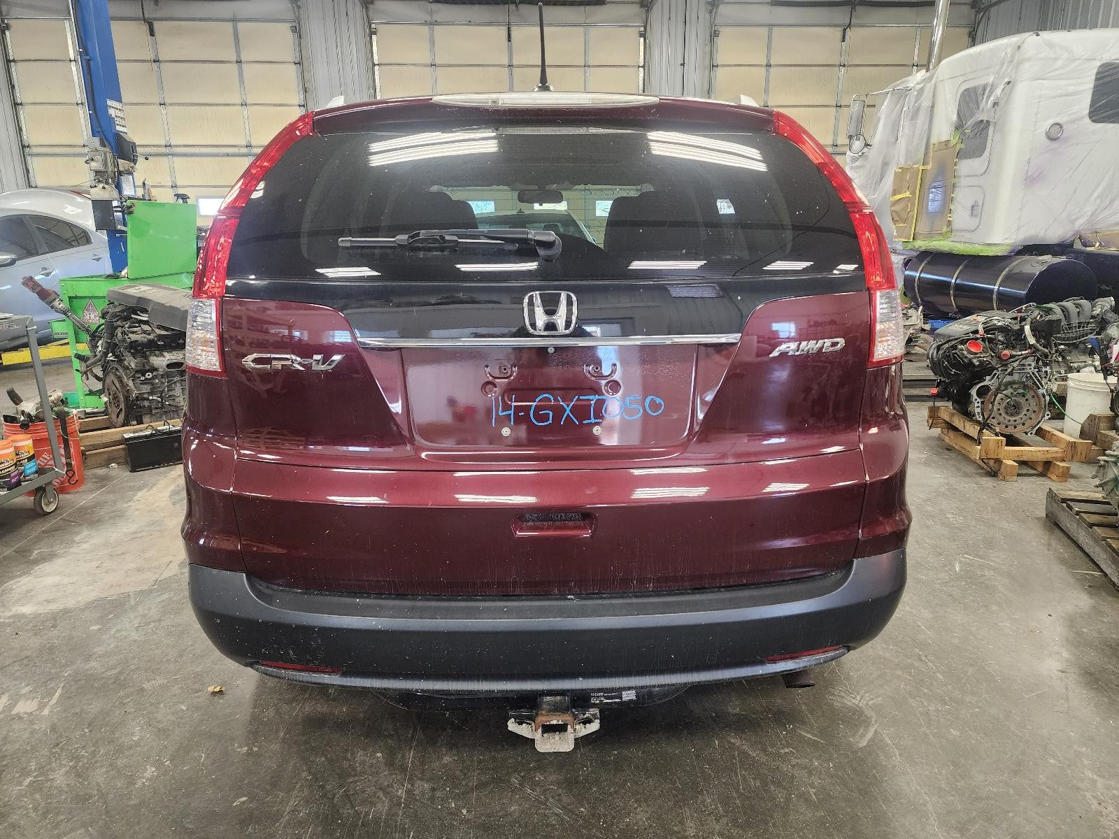 Used Left Upper Tail Light Assembly fits: 2014 Honda Cr-v upper Left Upper Grade