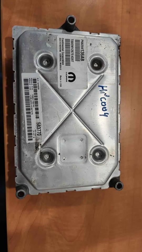 Used Engine Control Module (ECM) fits: 2017 Jeep Wrangler Electronic Control Mod