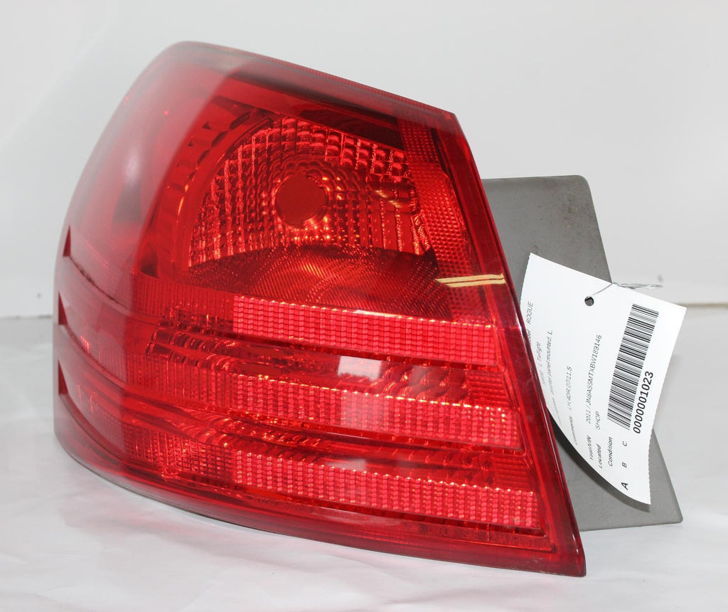 NISSAN ROGUE L Taillight quarter panel mounted, L. 08 09 10 11 12 13