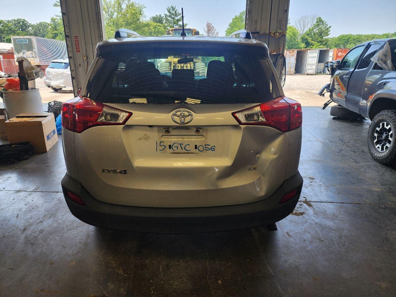Used Rear Bumper Reinforcement Rear fits: 2015 Toyota Rav4 gasoline Rear Grade A