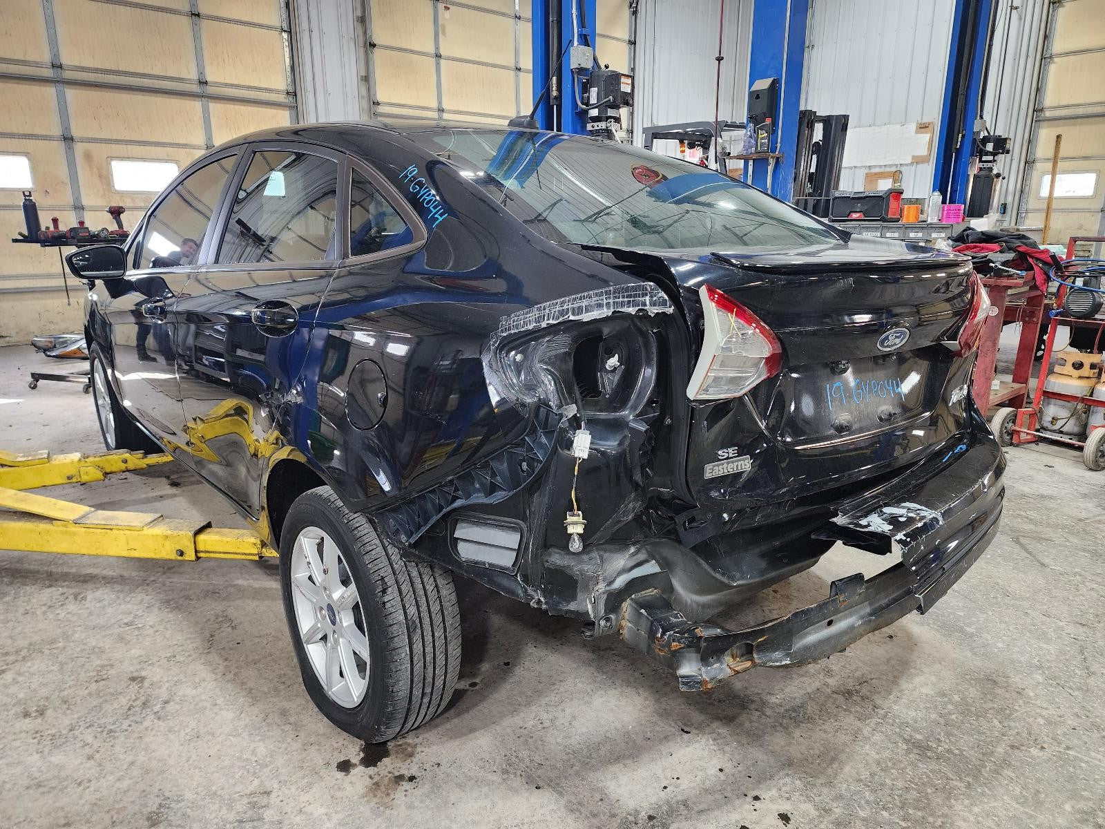 Used Front Bumper Reinforcement Front fits: 2019 Ford Fiesta Front Grade A