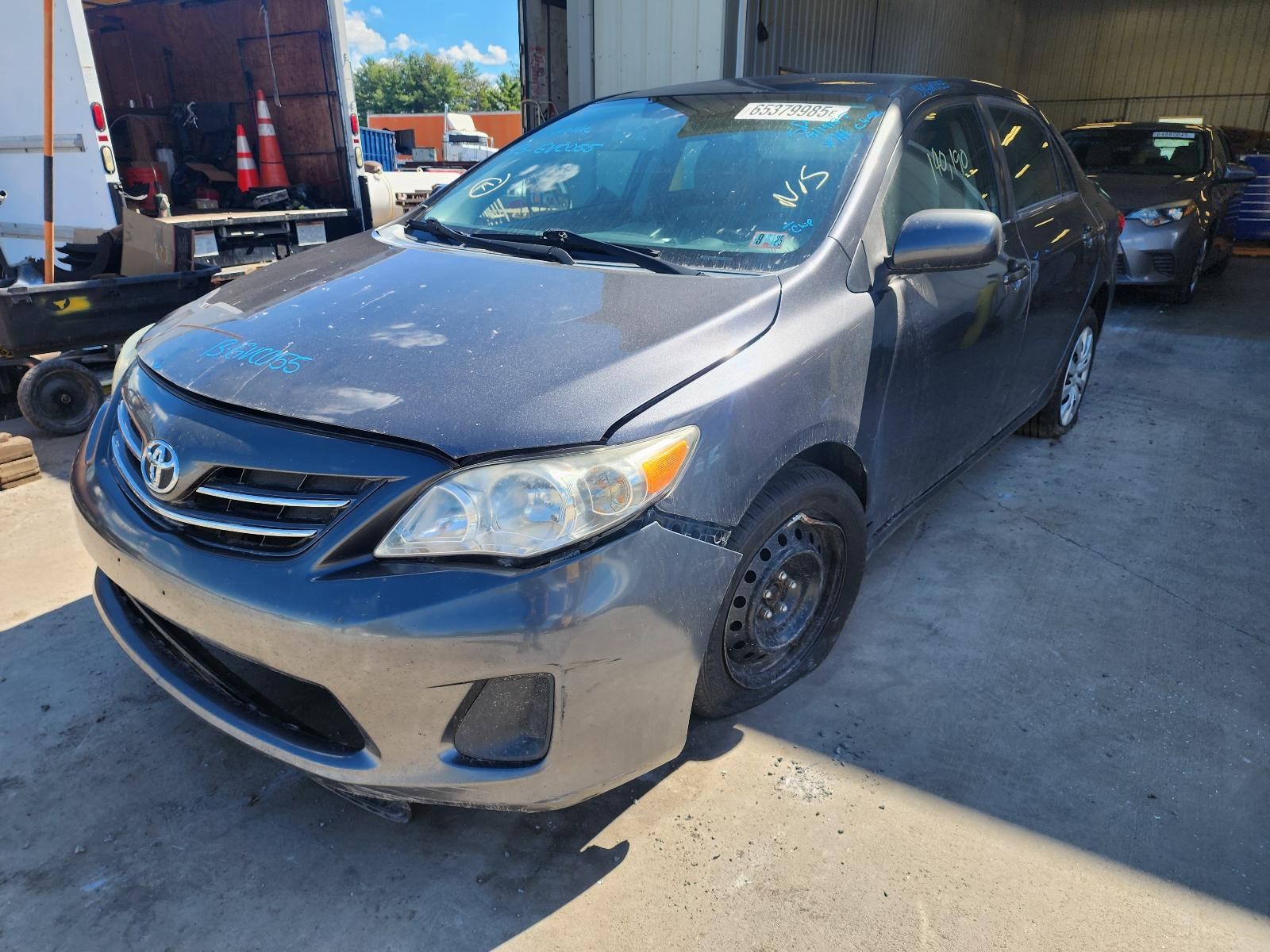 Used Rear Bumper Reinforcement Rear fits: 2013 Toyota Corolla Rear Grade A