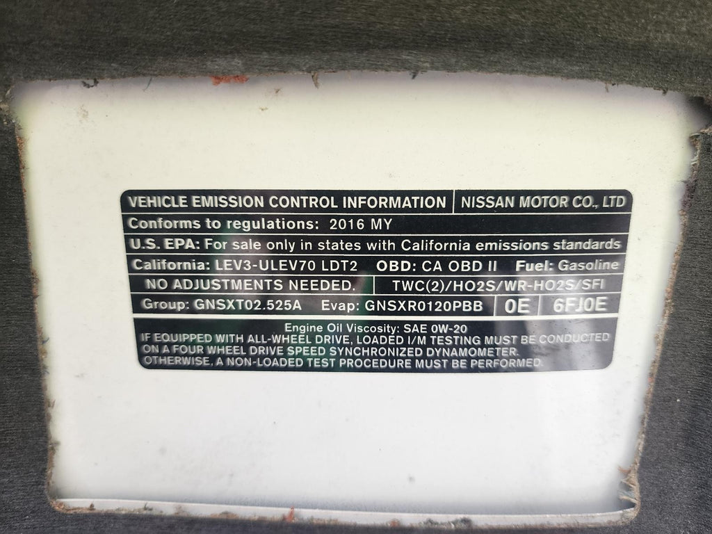 Used HVAC Blower Motor fits: 2016 Nissan Rogue VIN 5 1st digit USA built Grade A