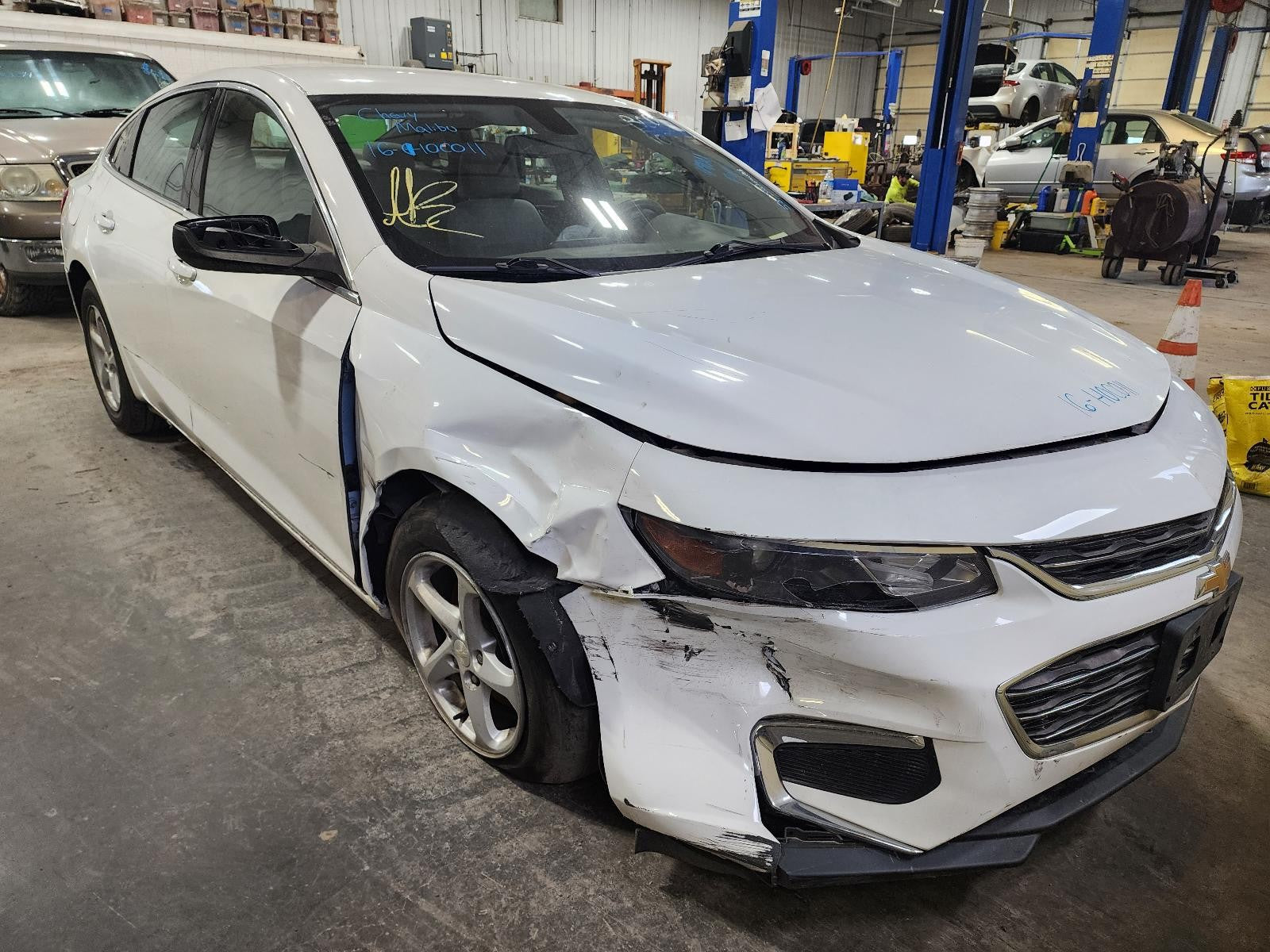 Used Rear Bumper Reinforcement Rear fits: 2016 Chevrolet Malibu VIN Z 4th digit