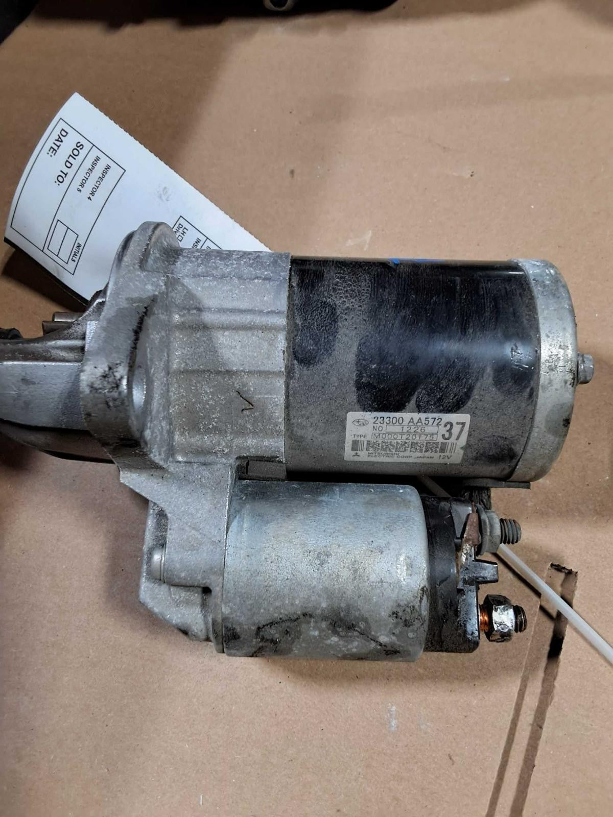 Used Starter Motor fits: 2011 Subaru Forester 2.5L AT Grade A