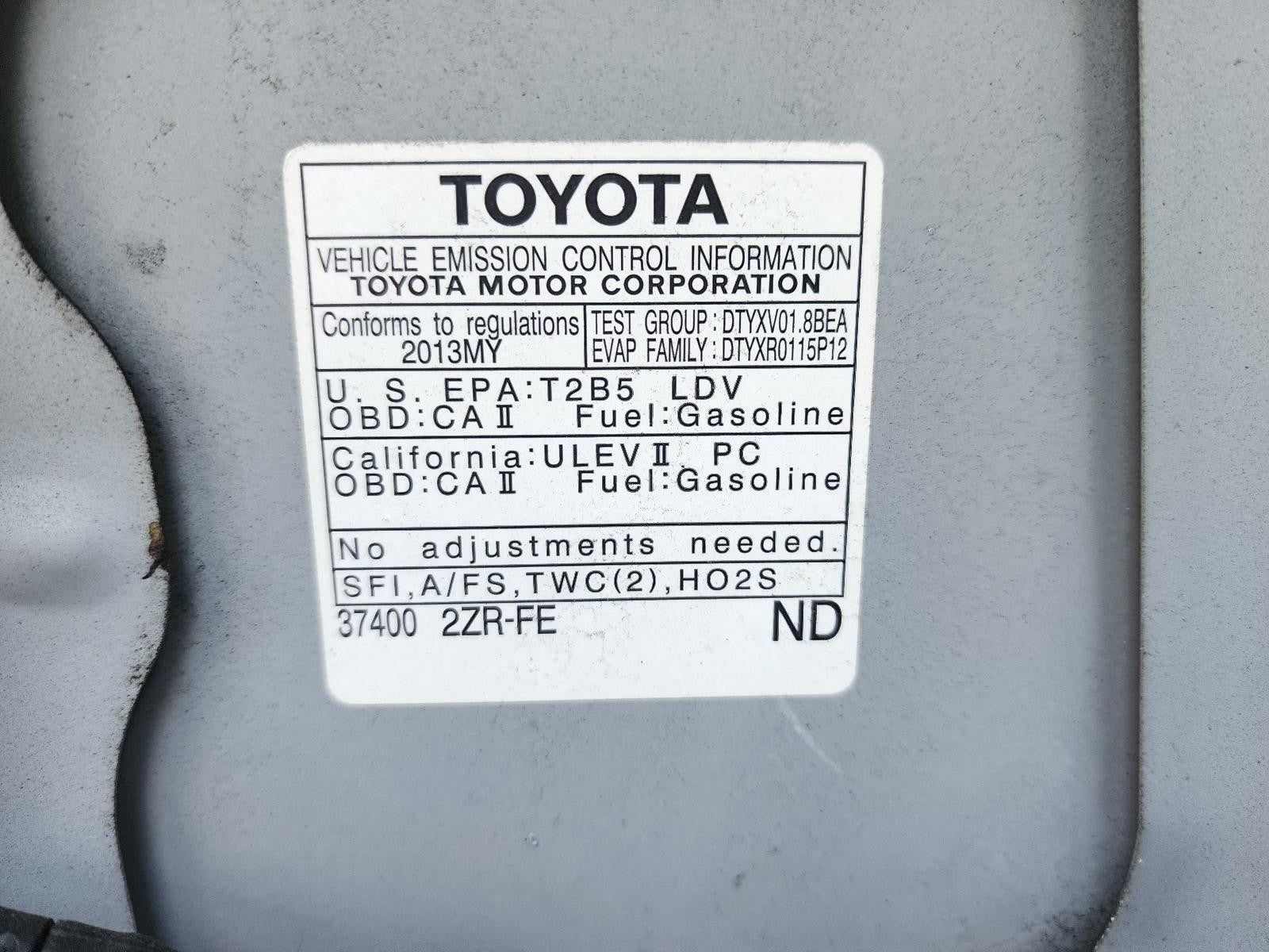 Used Speedometer Gauge fits: 2013 Toyota Corolla cluster only 1.8L MPH LE ID 838