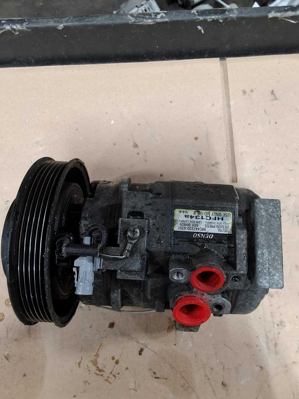 Used A/C Compressor fits: 2005 Toyota Matrix  Grade C