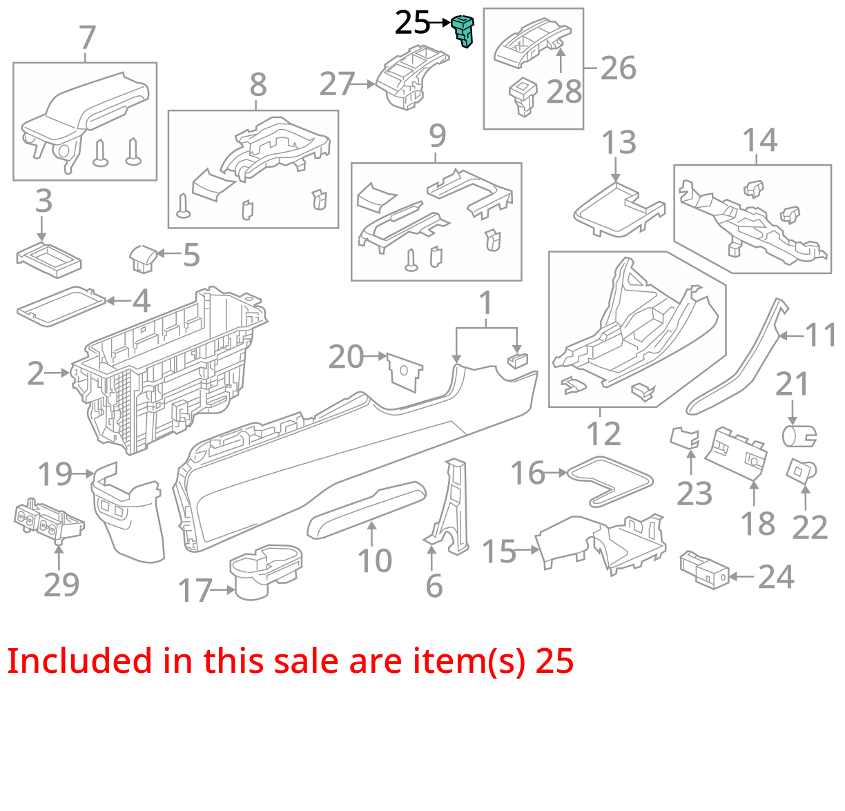 2016-2021 HONDA CIVIC BRAKE HOLD CONTROL SWITCH OEM