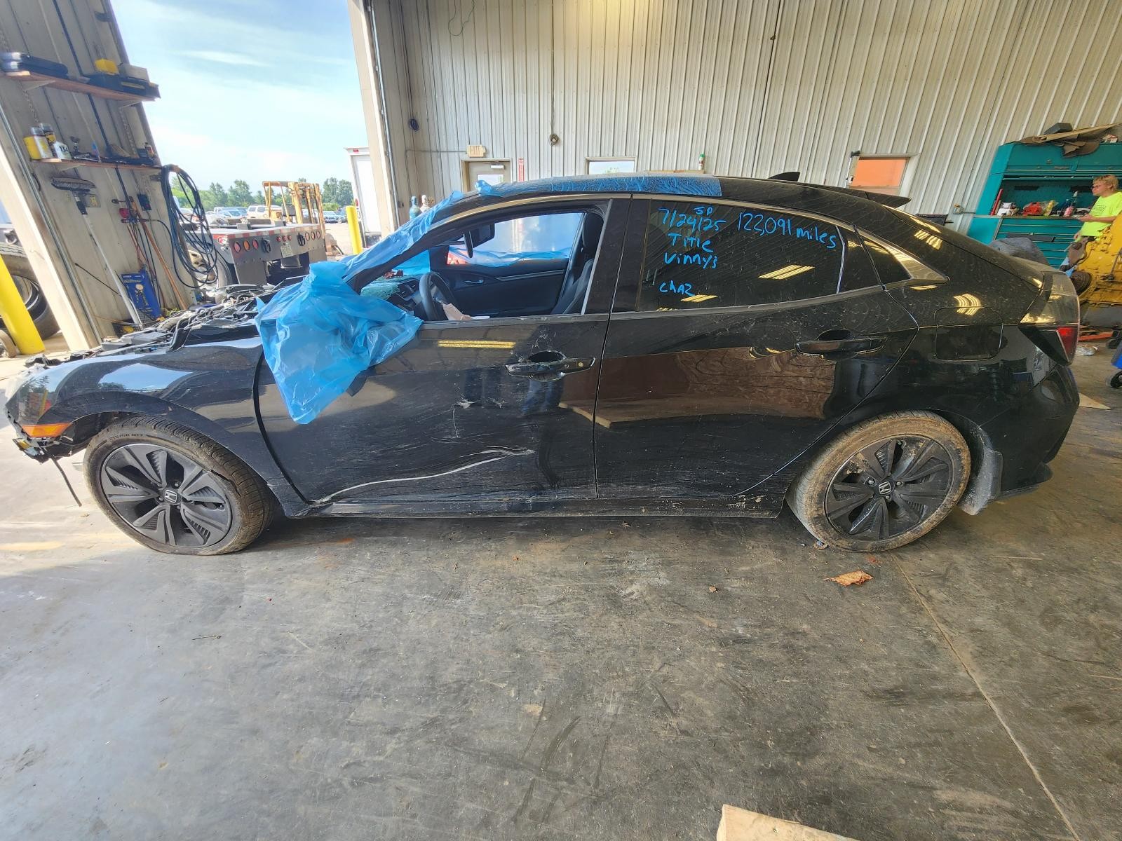 Used Rear Left Door Window Regulator Rear fits: 2018 Honda Civic Rear Left Grade