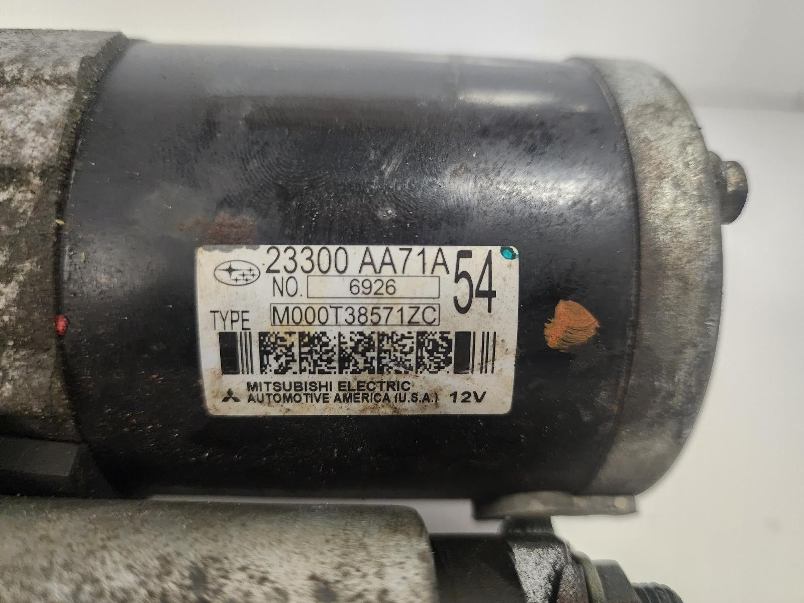 Used Starter Motor fits: 2017 Subaru Legacy 2.5L AT CVT Grade A