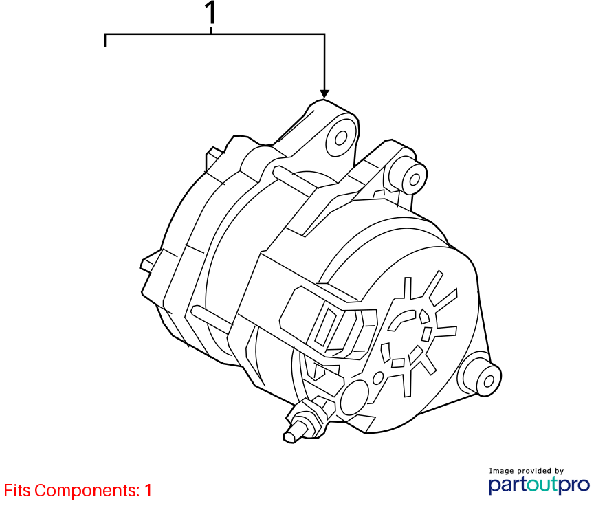Used Alternator fits: 2015 Mazda CX-5 w/o regenerative braking Grade A