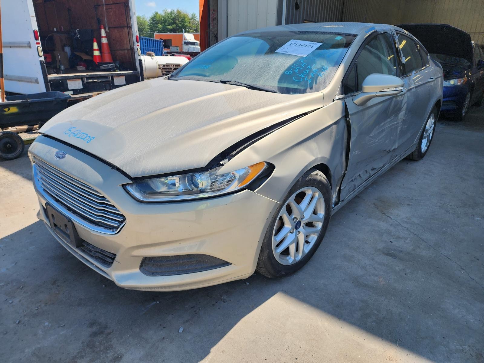 Used Right Sun Visor fits: 2015 Ford Fusion illuminated w/o sunroof Right Grade