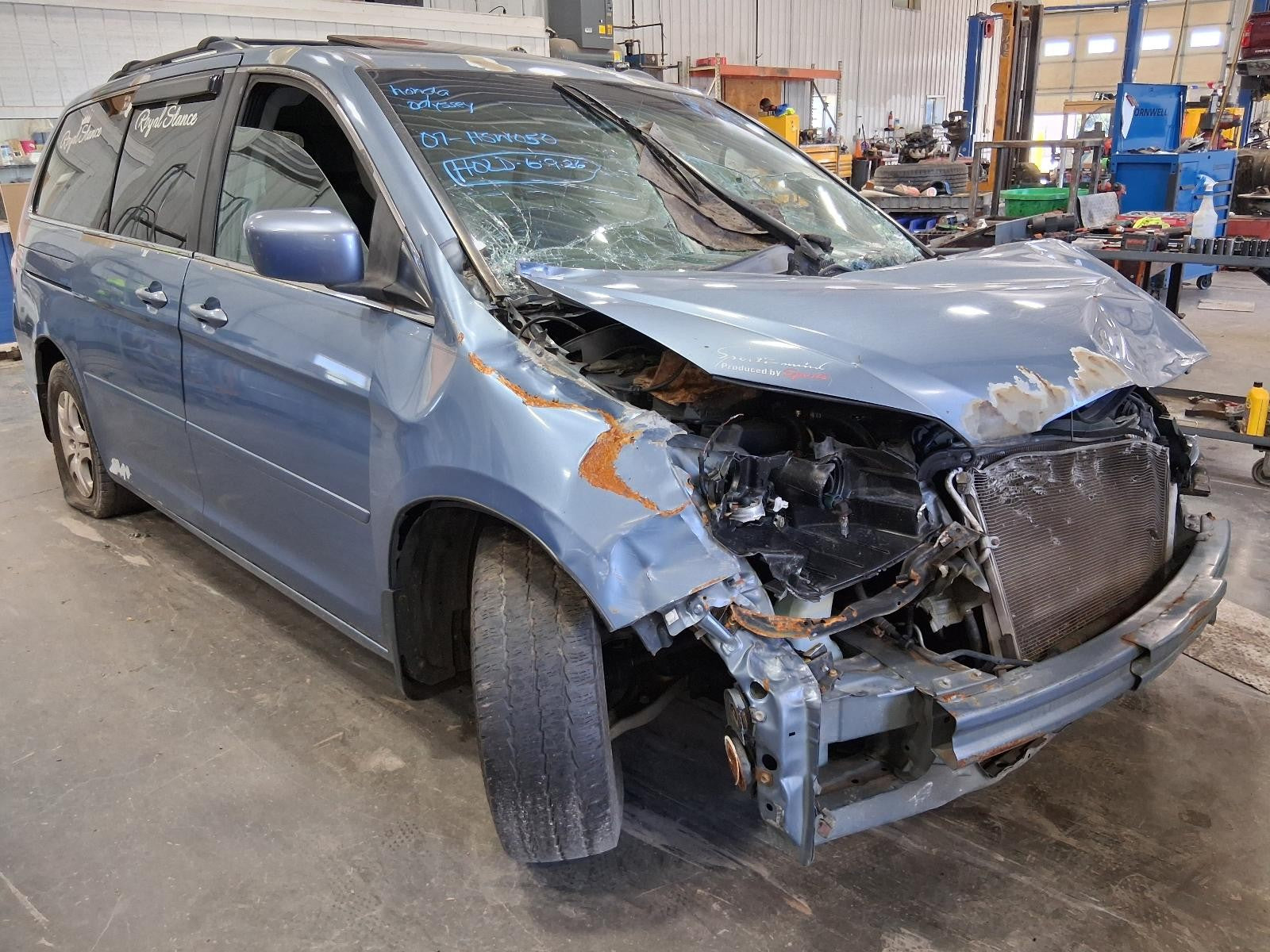 Used Front Right Door Window Regulator Front fits: 2007 Honda Odyssey electric F
