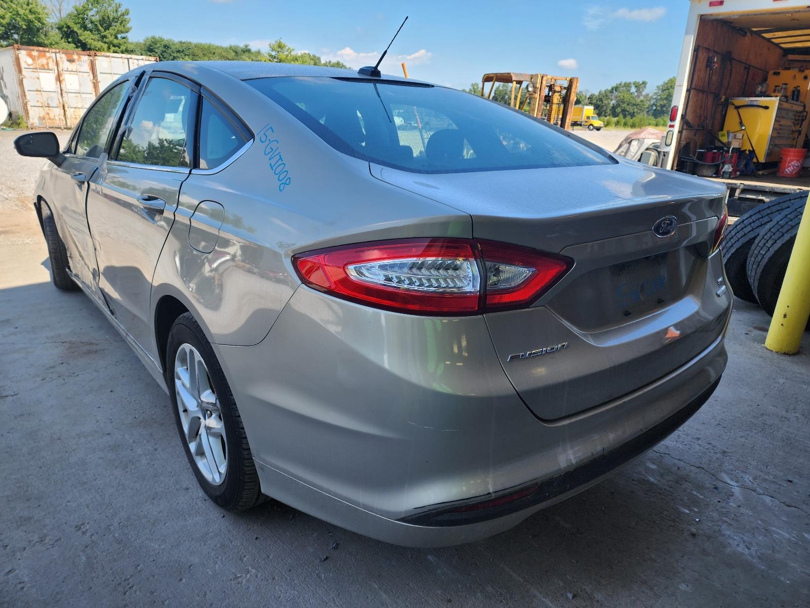 Used Right Sun Visor fits: 2015 Ford Fusion illuminated w/o sunroof Right Grade