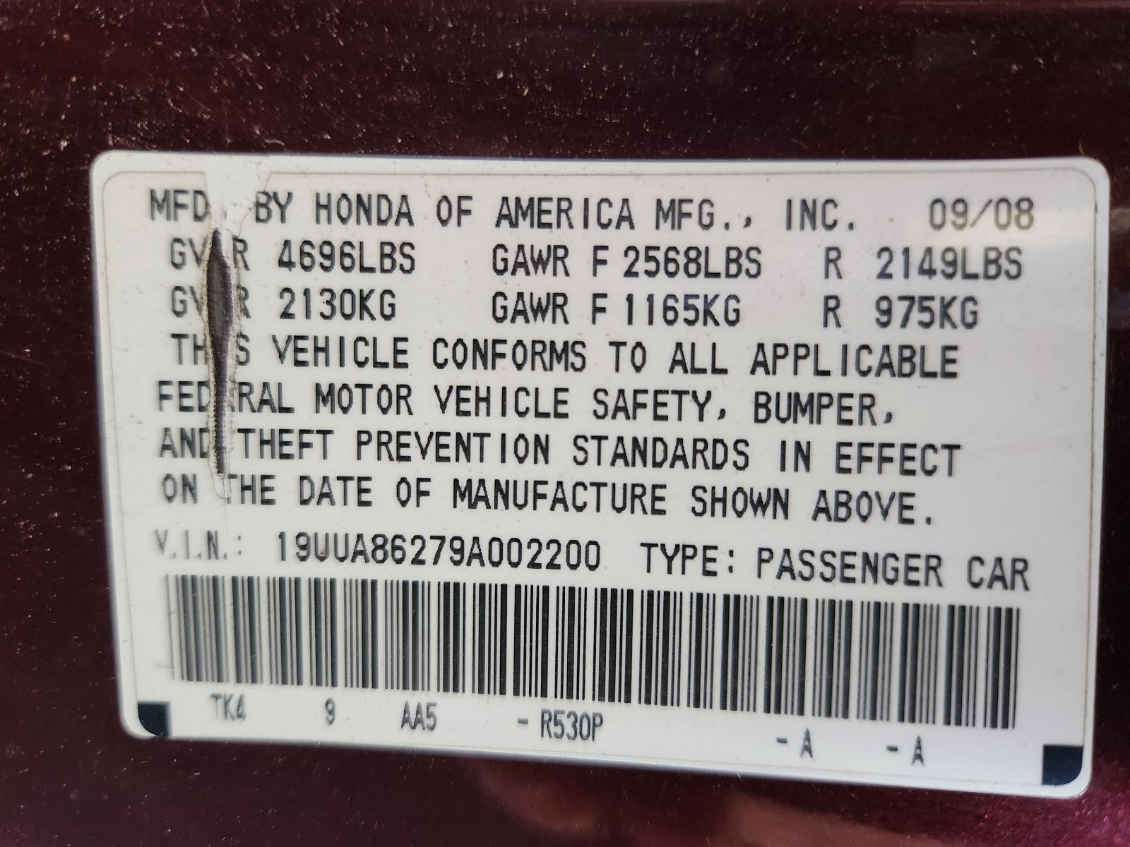 Used A/C Compressor fits: 2009 Acura Tl  Grade C