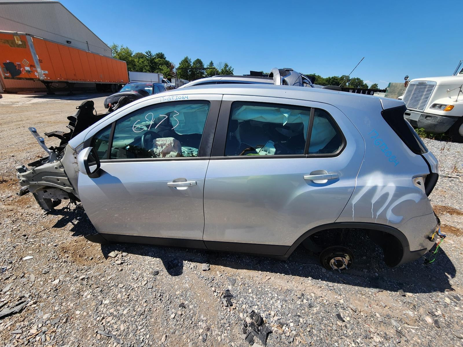 Used Right Door Mirror fits: 2017 Chevrolet Trax non-heated opt D48 Korea built