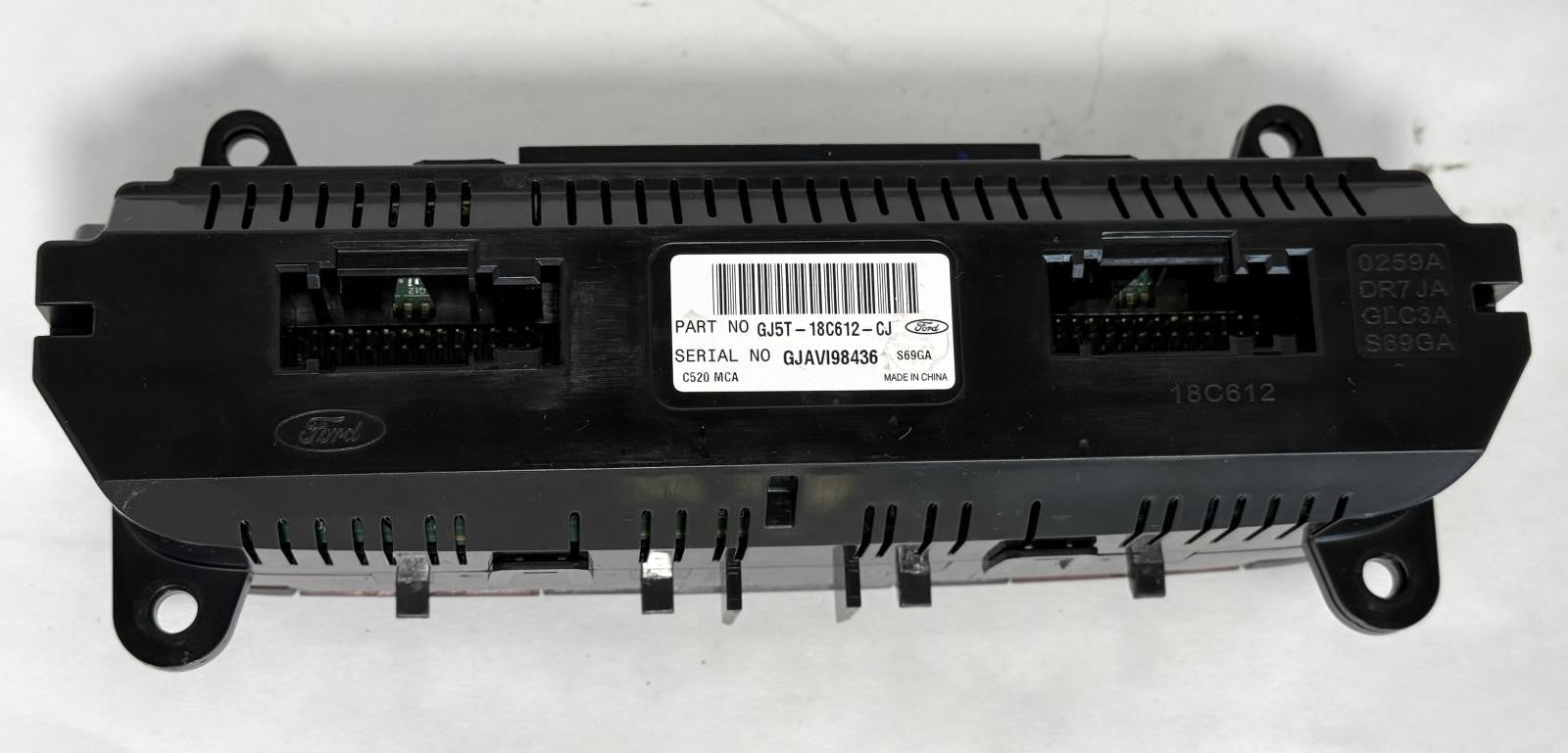 Used A/C Selector Switch fits: 2019 Ford Escape front automatic temperature cont