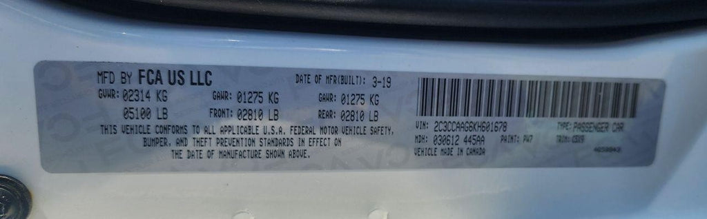 Used Steering Column fits: 2019 Chrysler 300 floor shift manual tilt and telesco