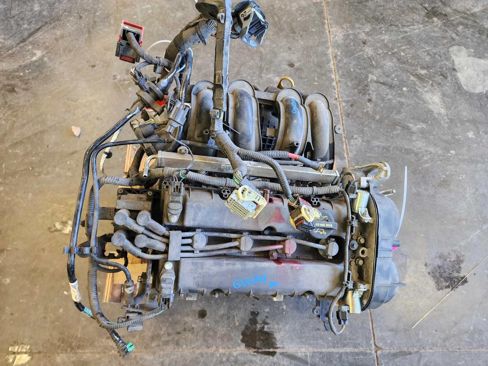 Used Engine Complete Assembly fits: 2016 Ford Fiesta 1.6L VIN J 8th digit Grade