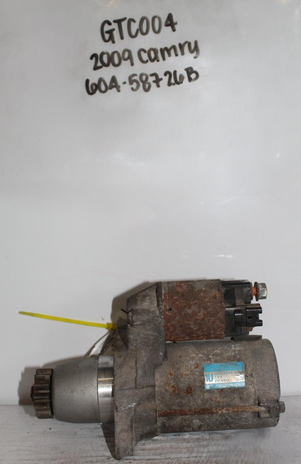 TOYOTA CAMRY Starter Motor VIN E (5th digit), (2.4L, 4 cyl, 2AZFE engine) 07 08