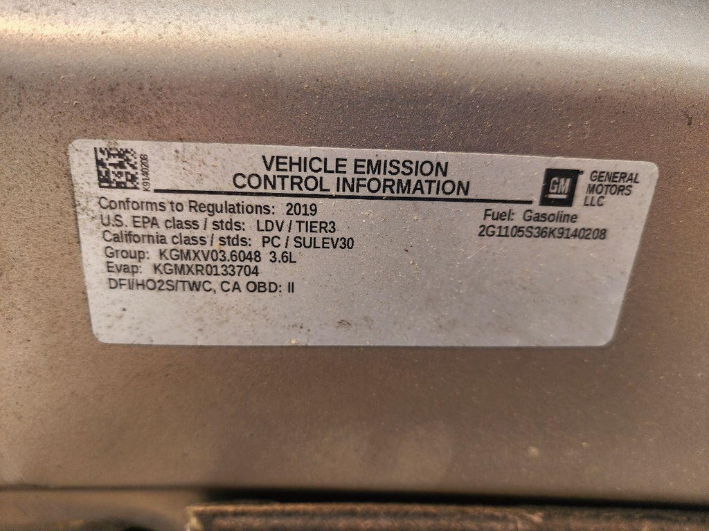Used Engine Coolant Reservoir fits: 2019 Chevrolet Impala  Grade A