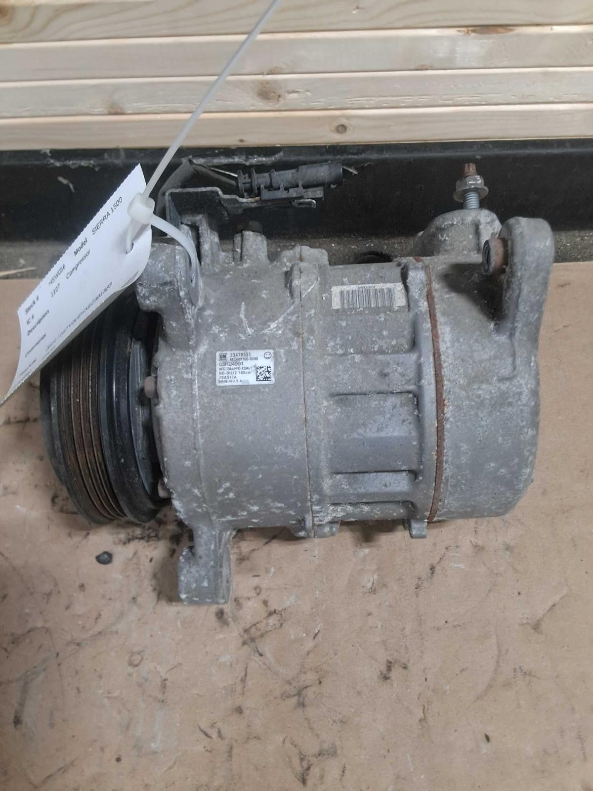 Used A/C Compressor fits: 2014 Gmc Sierra 1500 pickup  Grade A