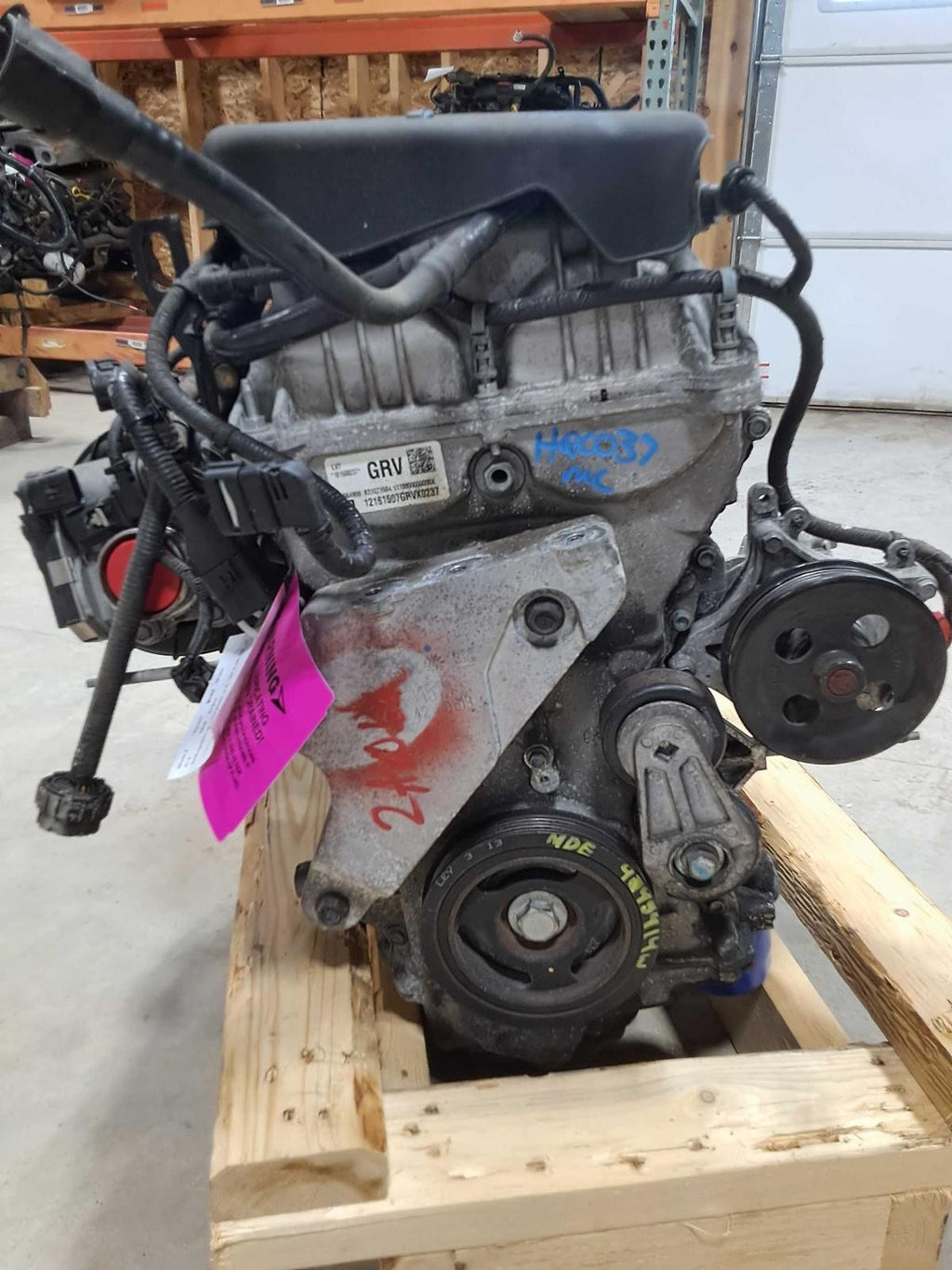 Used Engine Complete Assembly fits: 2016 Chevrolet Spark gasoline model 1.4L VIN