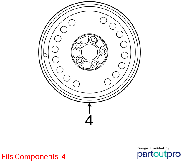Used Spare Tire Wheel fits: 2020 Kia Sportage 15x4 compact spare Spare Tire Grad