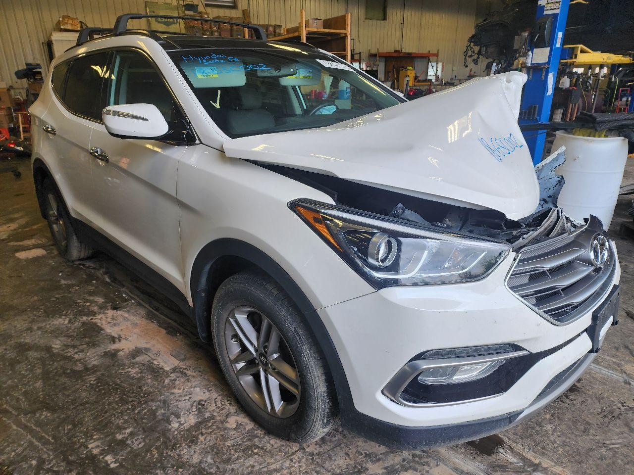 Used Left Sun Visor fits: 2018 Hyundai Santa fe roof illuminated LWB w/sunroof L