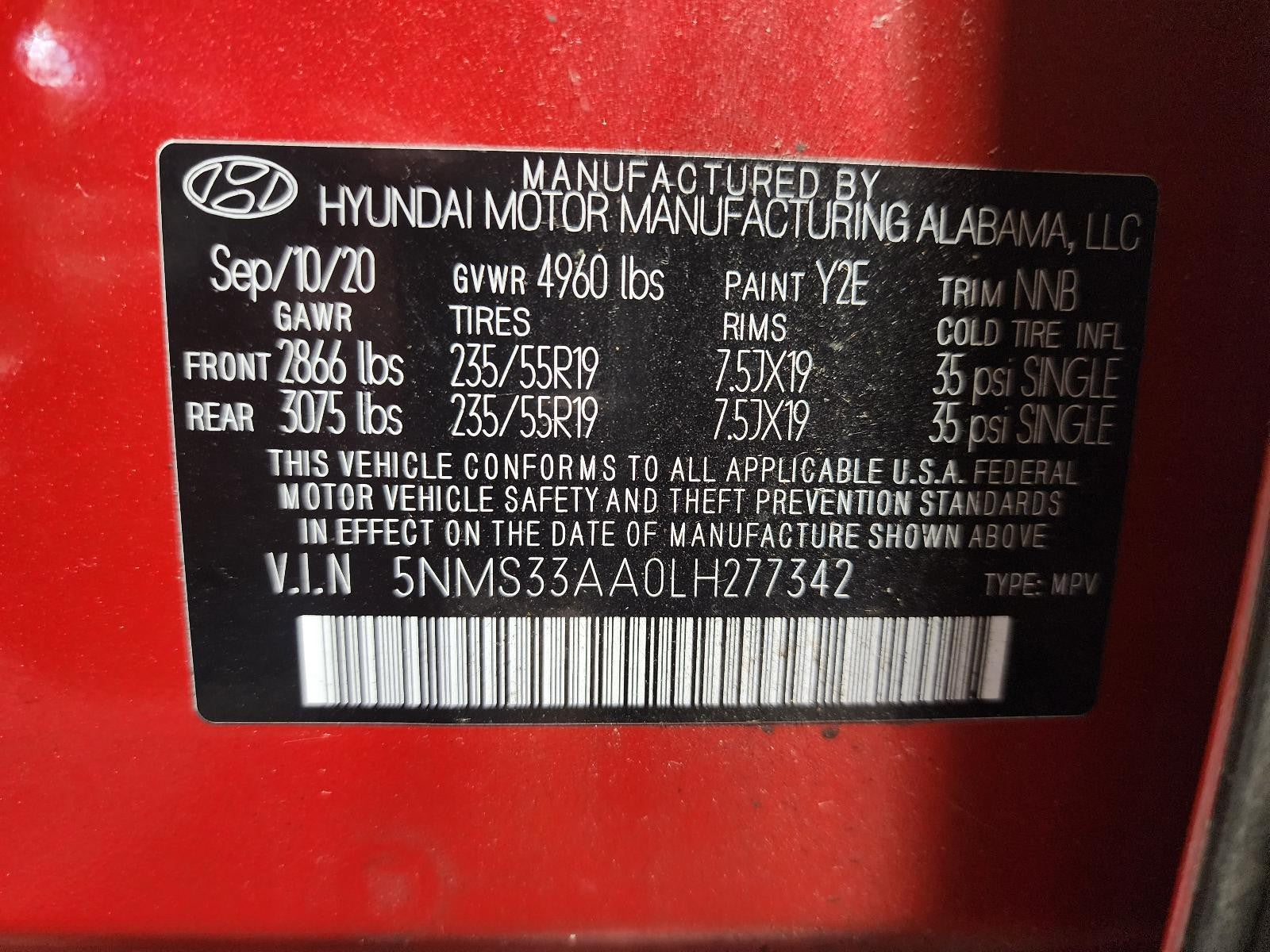 Used Alternator fits: 2020 Hyundai Santa fe 2.4 Grade A